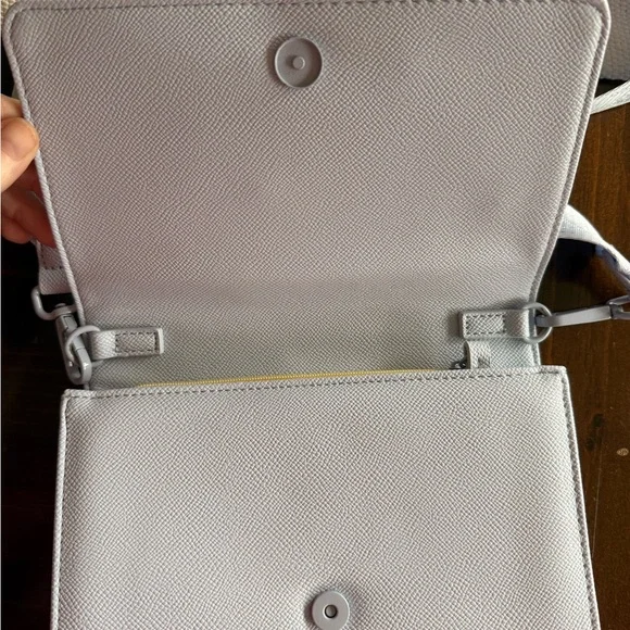 Betsey Johnson Floral Embellished Light Blue Crossbody Bag - Picture 4 of 10